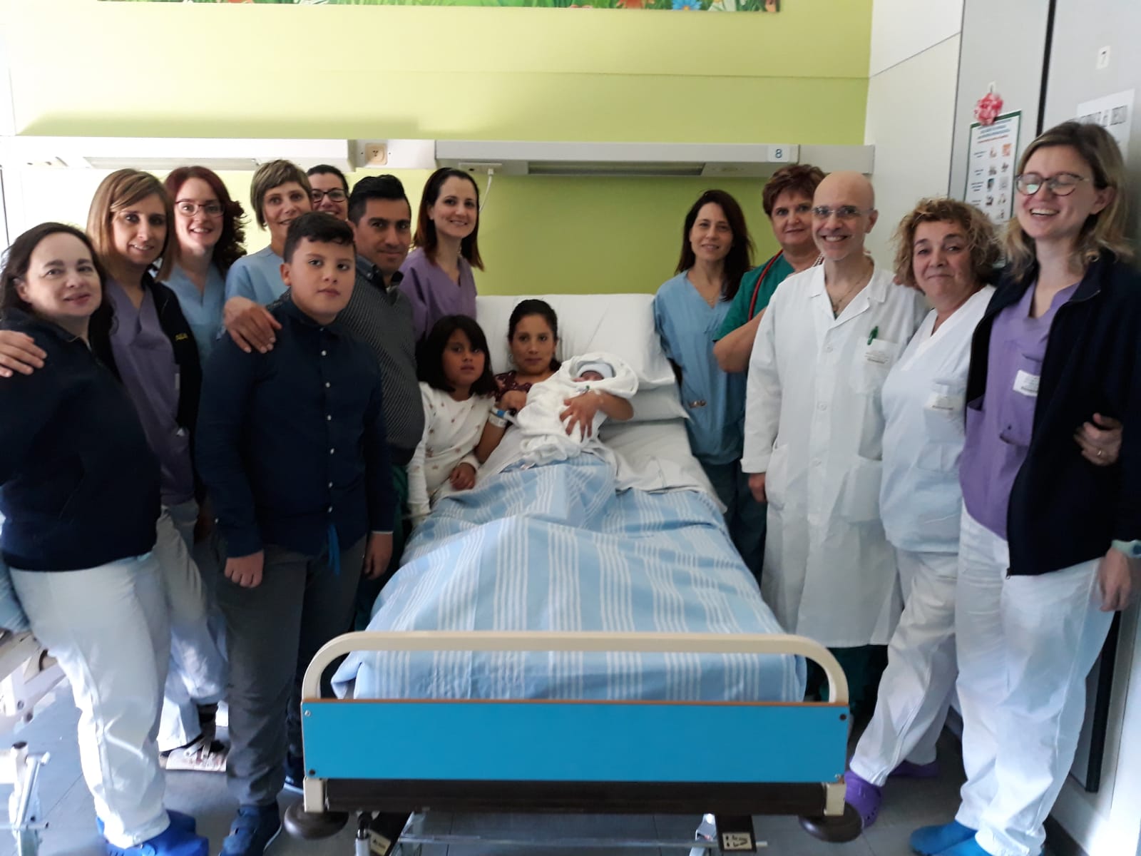 L’ospedale di Desio inaugura l’anno nuovo con la nascita di Gianluca