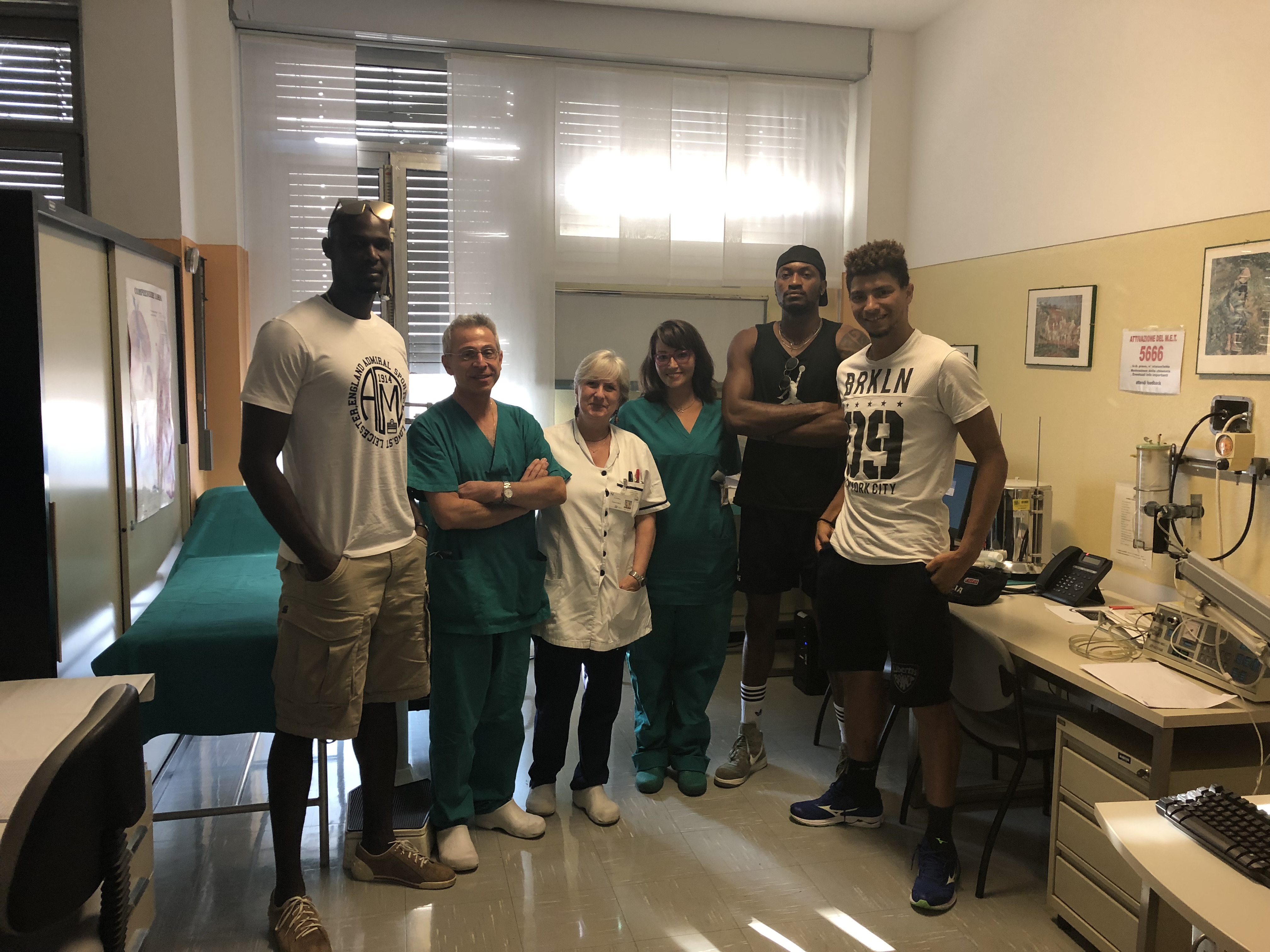 I big del volley all’ospedale di Desio