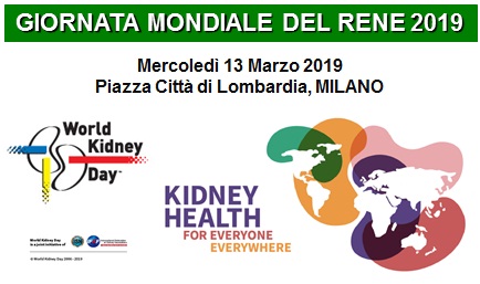 GIORNATA MONDIALE DEL RENE 2019
