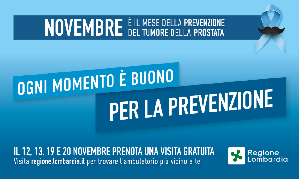  Visite urologiche gratuite per la prevenzione del tumore della prostata 