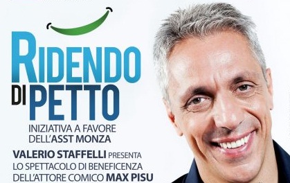 “Ridendo di petto”, lo spettacolo di solidarietà con Max Pisu