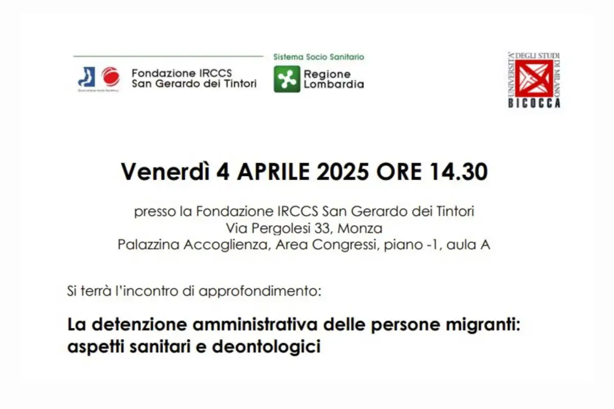  La detenzione amministrativa delle persone migranti: aspetti sanitari e deontologici 