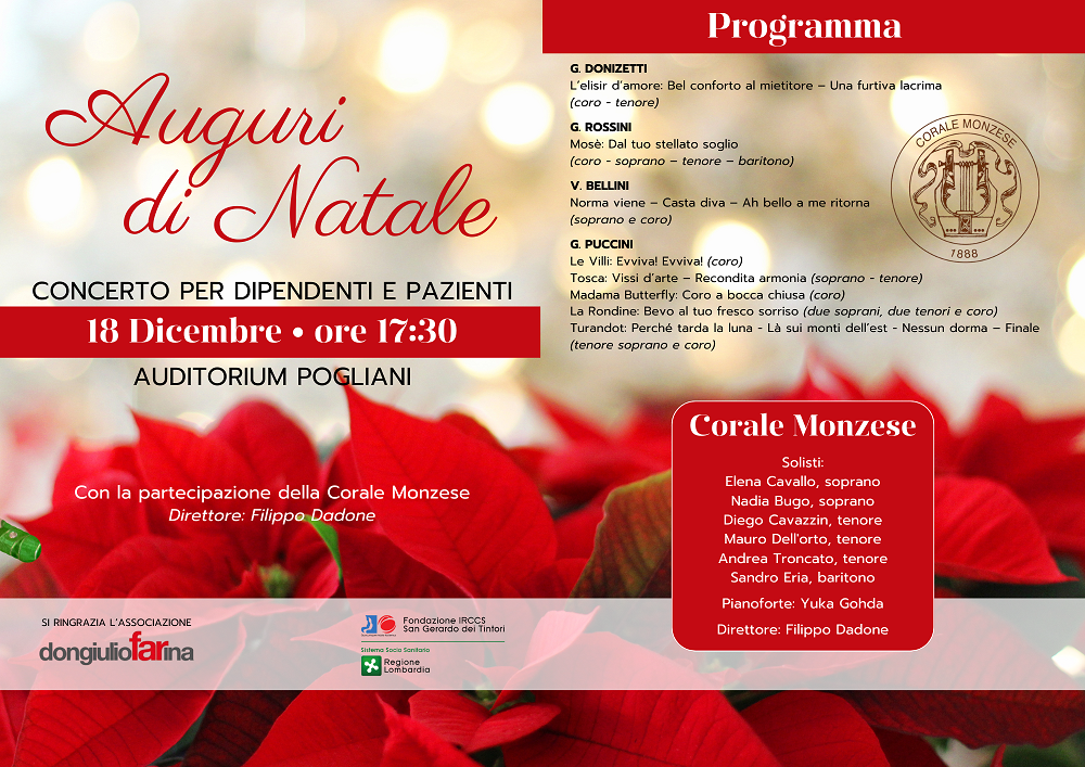 Auguri di Natale - Concerto per dipendenti e pazienti