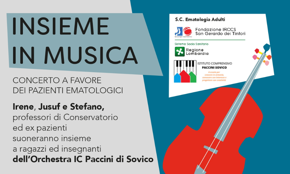 Insieme in musica: un concerto a favore dell’Ematologia