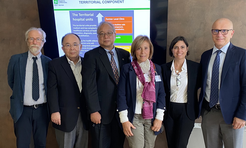  Delegazione giapponese in visita all'Ospedale San Gerardo 